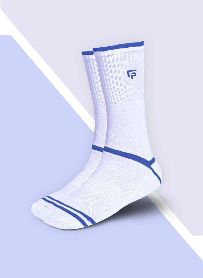 FOOTPRINTS Unisex Bamboo Compression Calf Length Sports Socks - Image 1
